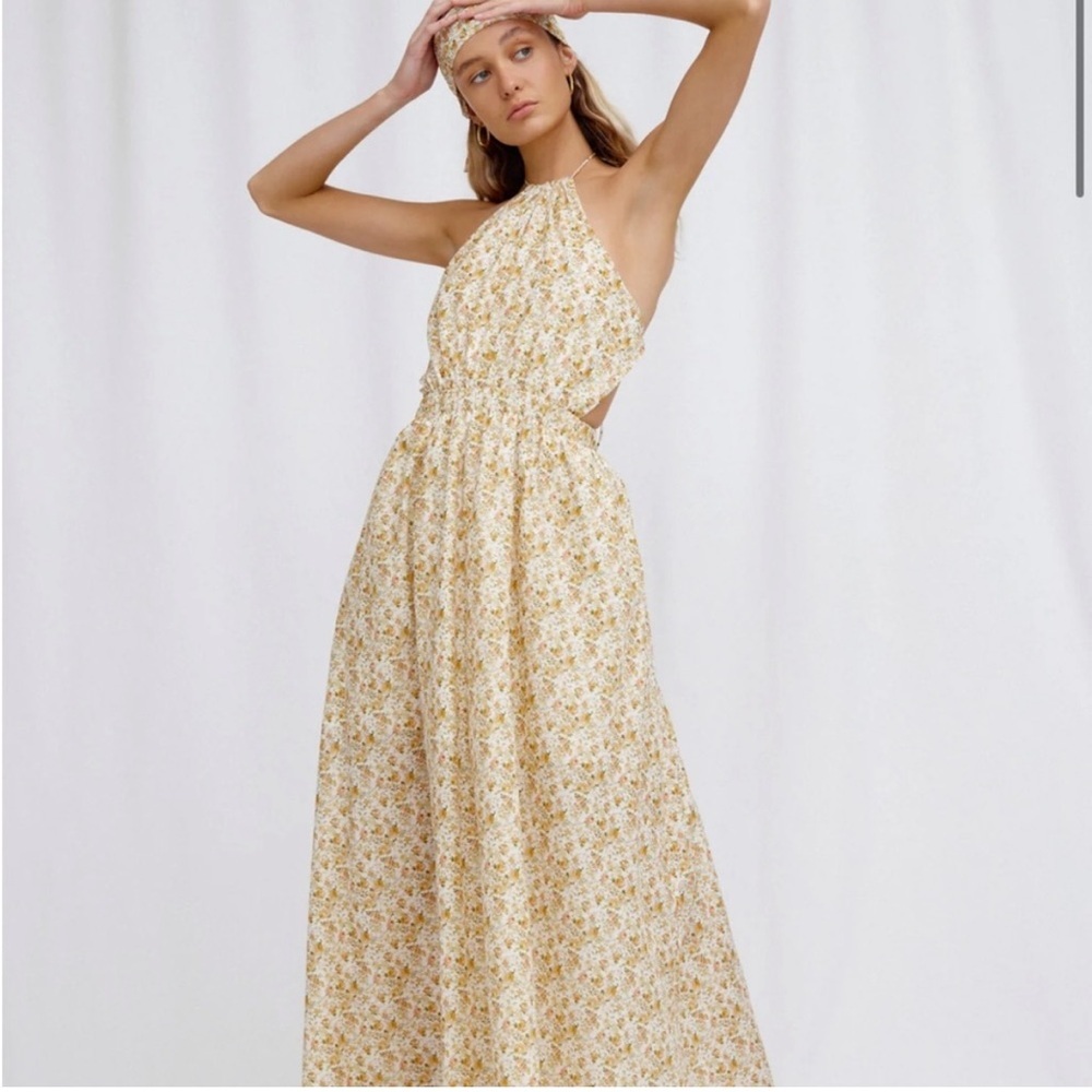 NEW Significant Other Cara Floral Halter Dress Rosale Print